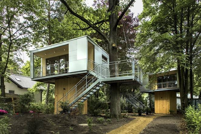 Необычный дом на дереве: комфорт и немного волшебства