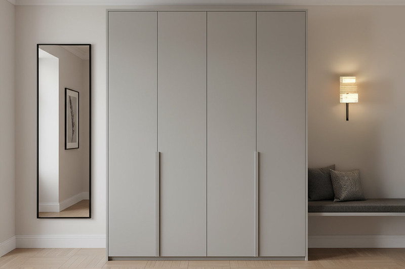 современный шкаф в прихожей