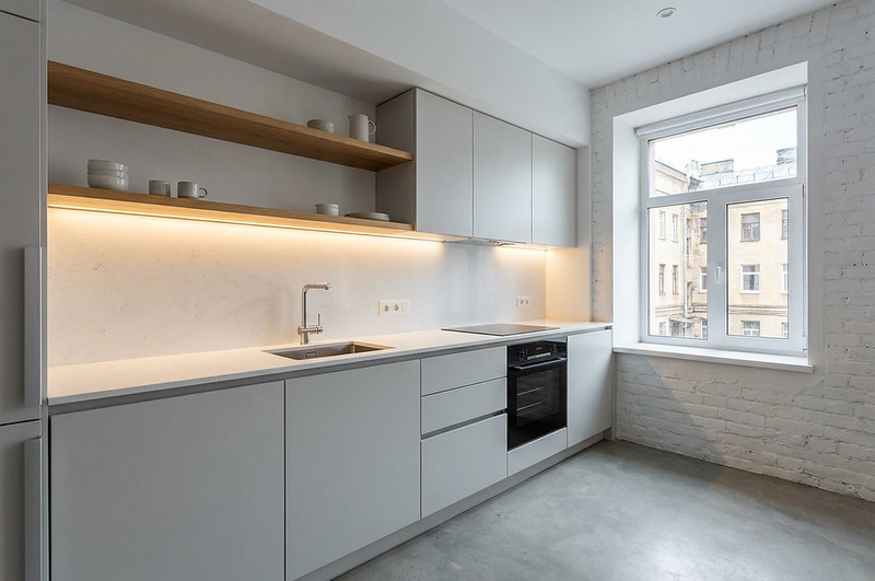 как встроенные кухни спасают хрущёвки и студии