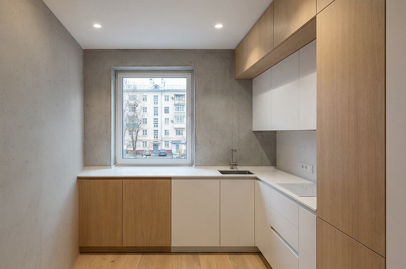 Встроенные кухни в угловую планировку