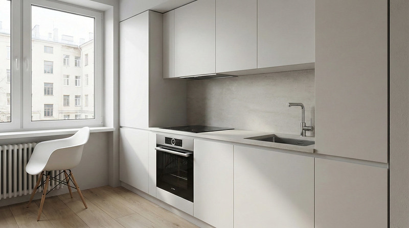 Дизайн маленькой кухни