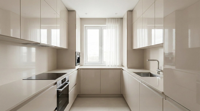 палитра кухни для увеличения пространства