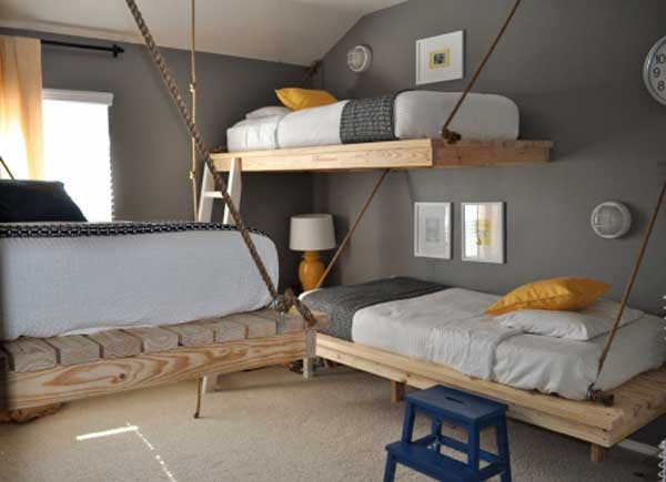 awesome beds in tiny spaces 12 Домострой