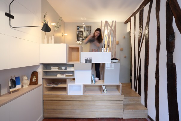 Дизайн интерьера маленькой квартиры от Жули Набучит