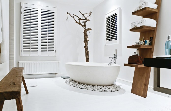 Превосходный дизайн интерьера маленькой ванны
