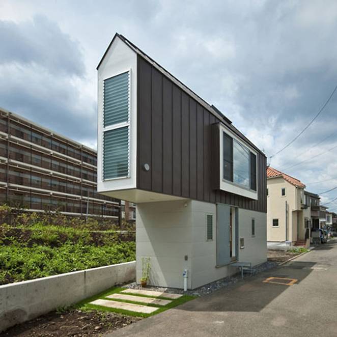Дом странной формы от Mizuishi Architects Atelier