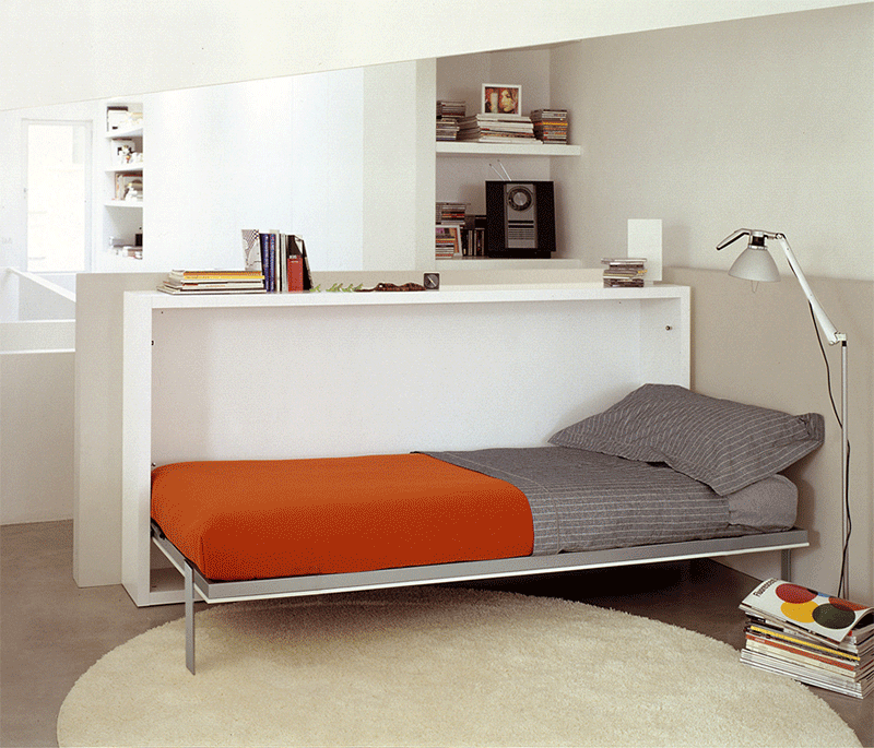 Складная кровать в маленькую спальню