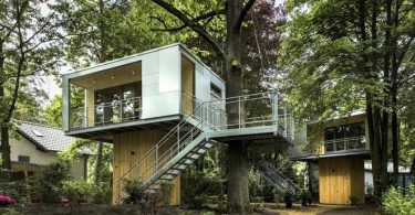 Необычный дом на дереве от Baumraum