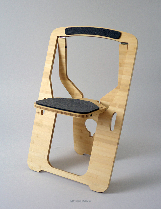 Складной стул для малых помещений