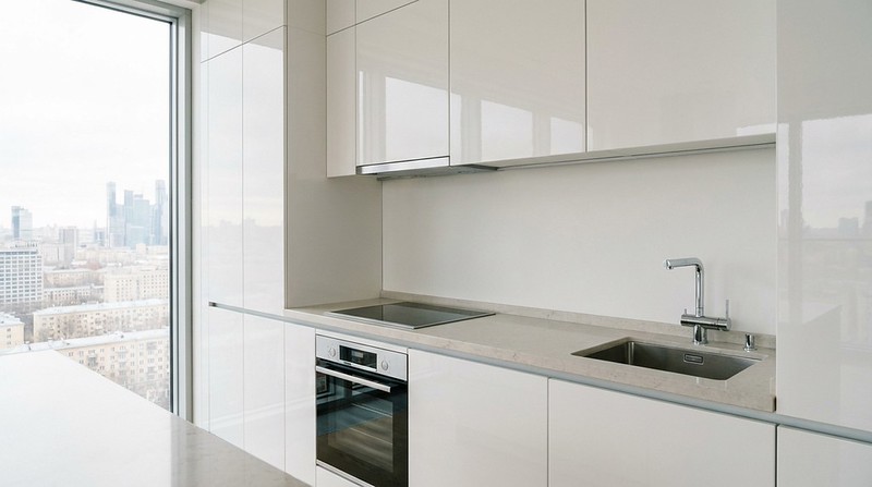 кухня в стиле хай-тек