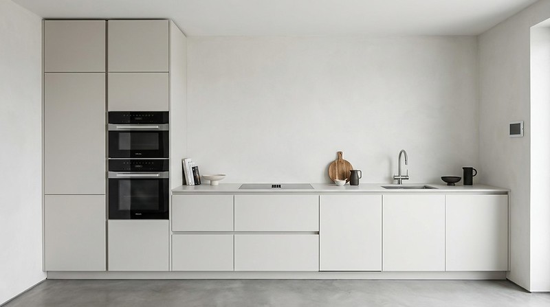 минимализм кухонного гарнитура